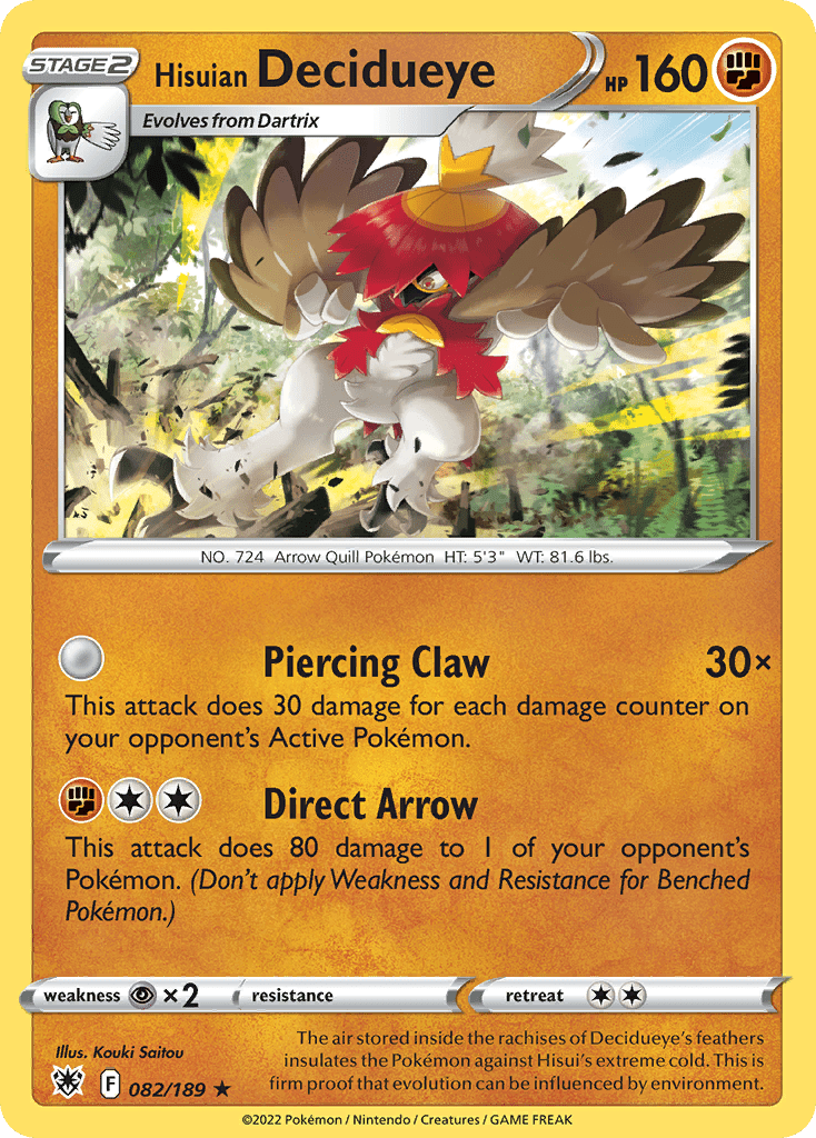 Hisuian Decidueye - 82