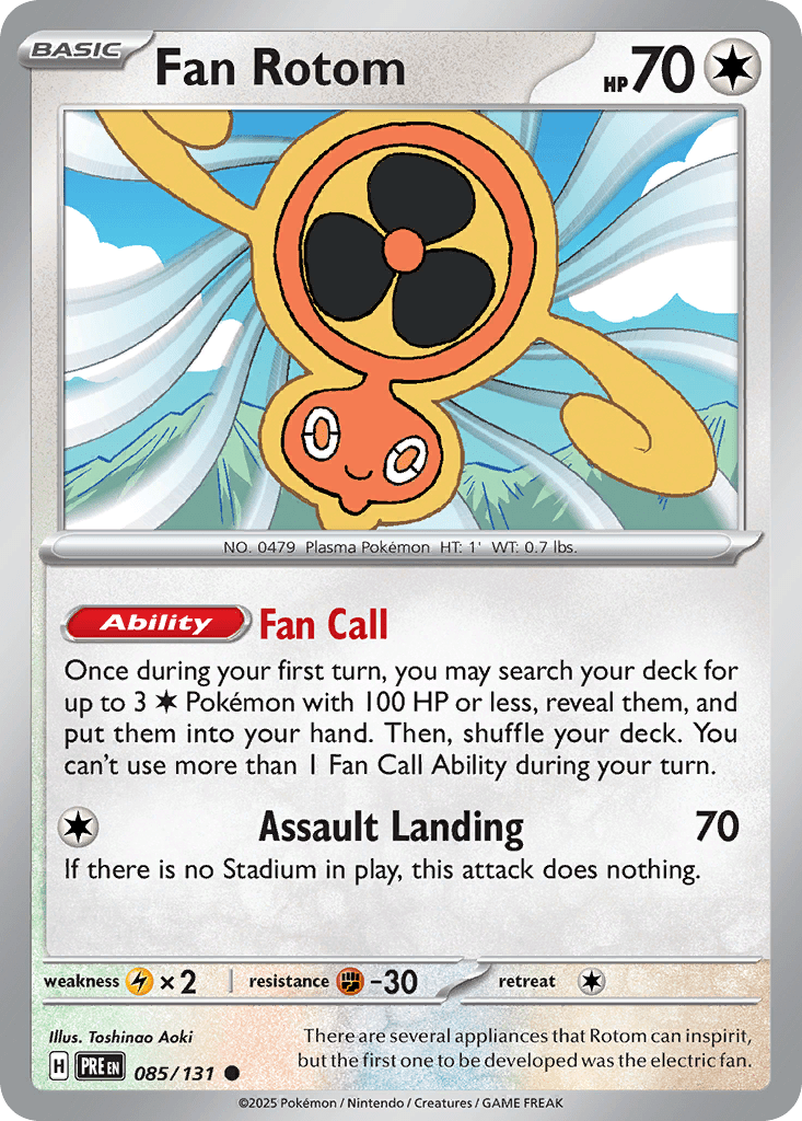 Fan Rotom - 85