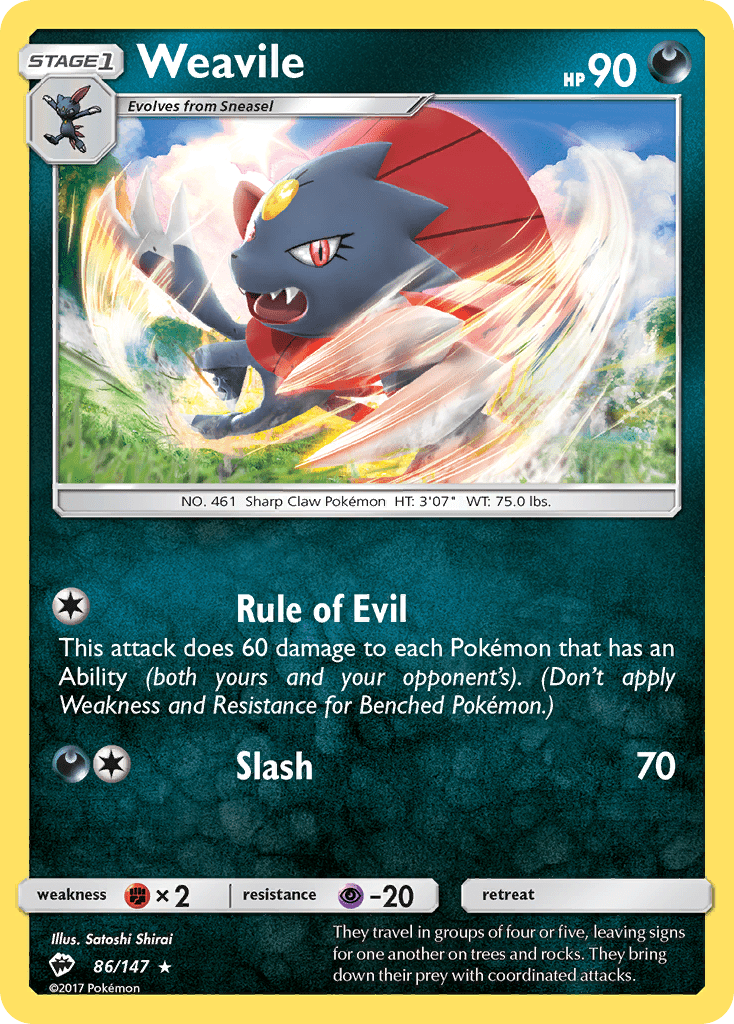 Weavile - 86
