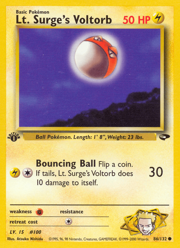 Lt. Surge's Voltorb - 86