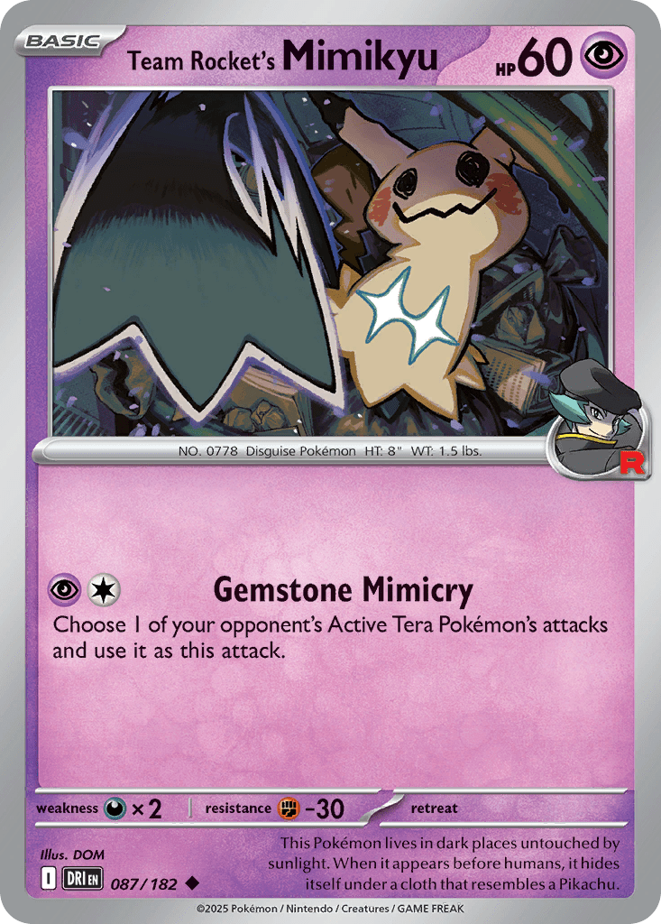 Team Rocket's Mimikyu - 87