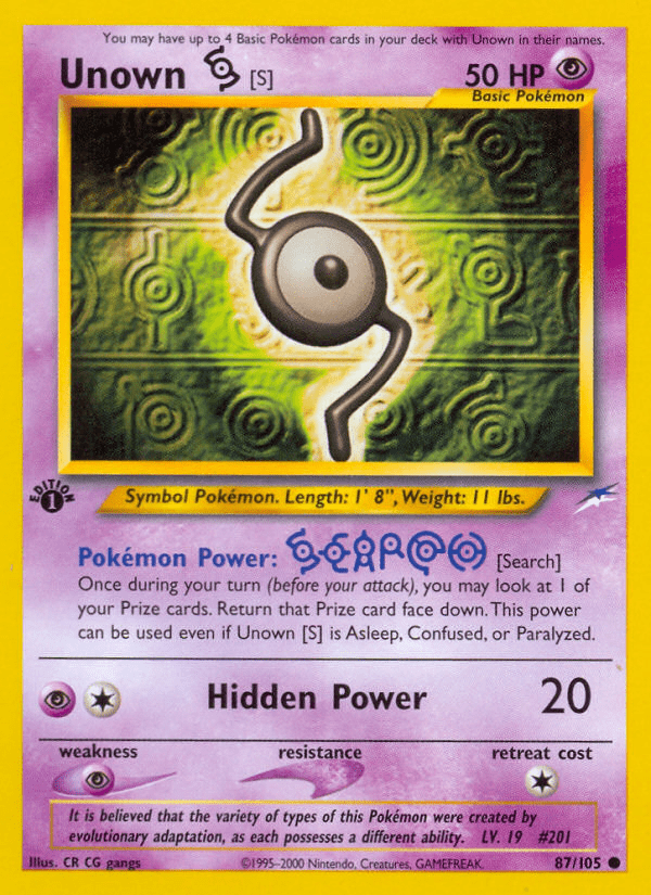 Unown [S] - 87