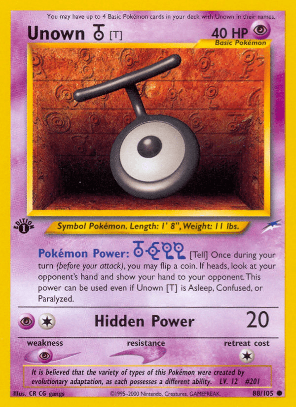 Unown [T] - 88