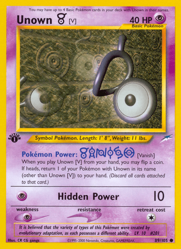 Unown [V] - 89