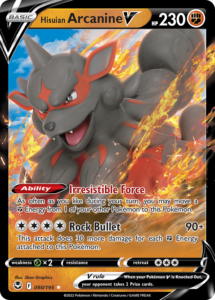 Hisuian Arcanine V - 90