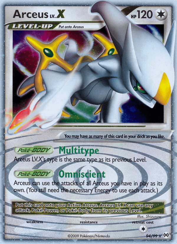 Arceus LV.X - 94