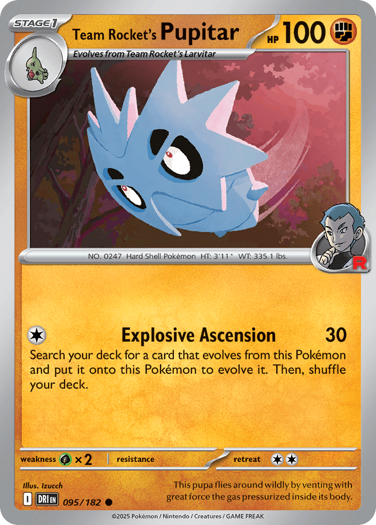 Team Rocket's Pupitar - 95