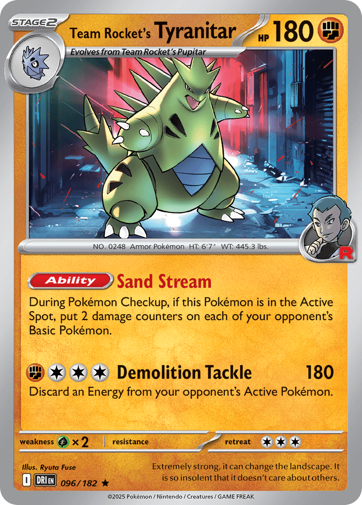 Team Rocket's Tyranitar - 96