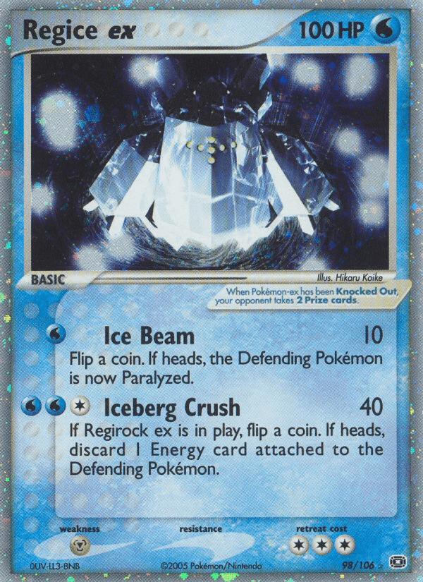 Regice ex - 98