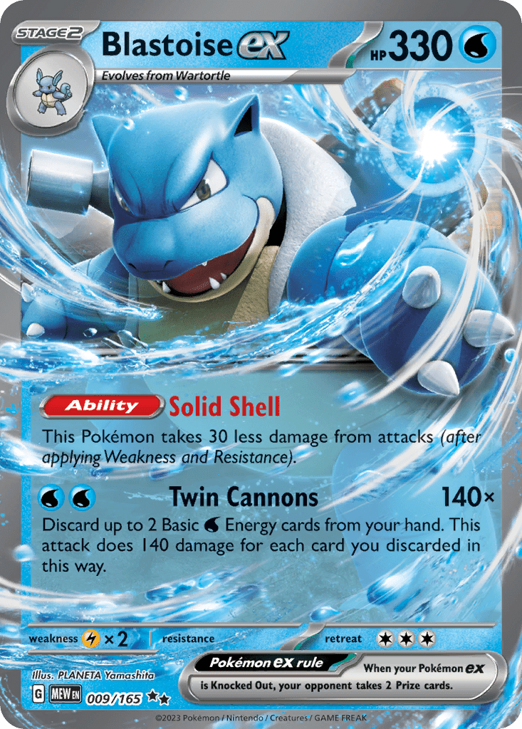 Blastoise ex - 9