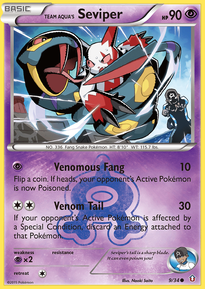 Team Aqua's Seviper - 9