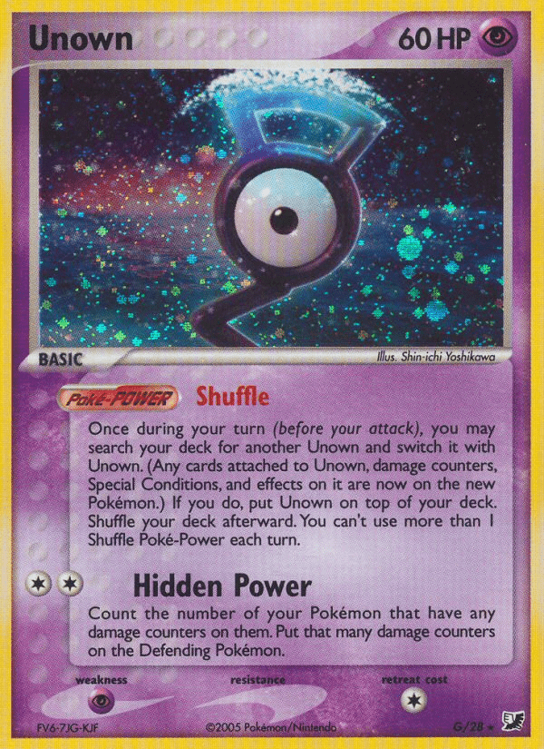 Unown - G