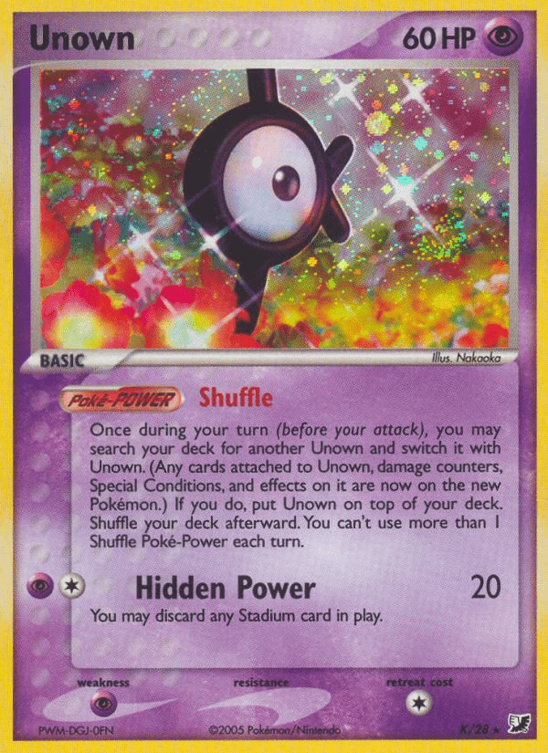 Unown - K
