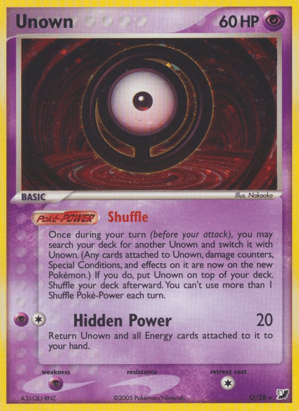 Unown - O