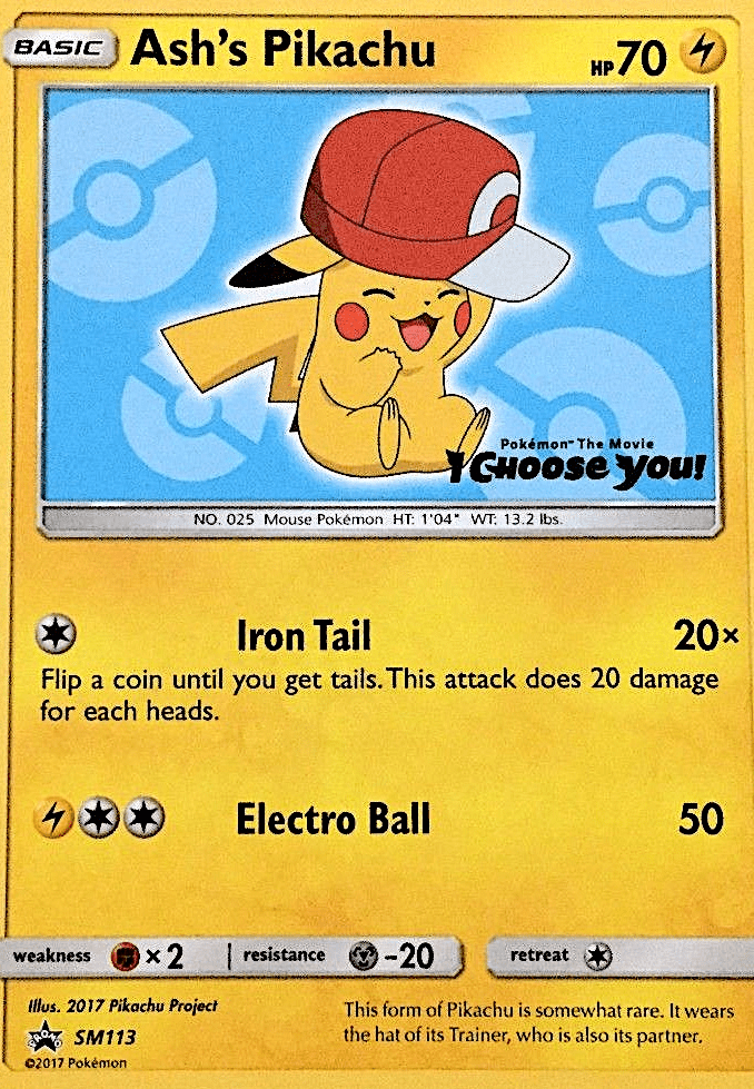 Ash's Pikachu - SM113