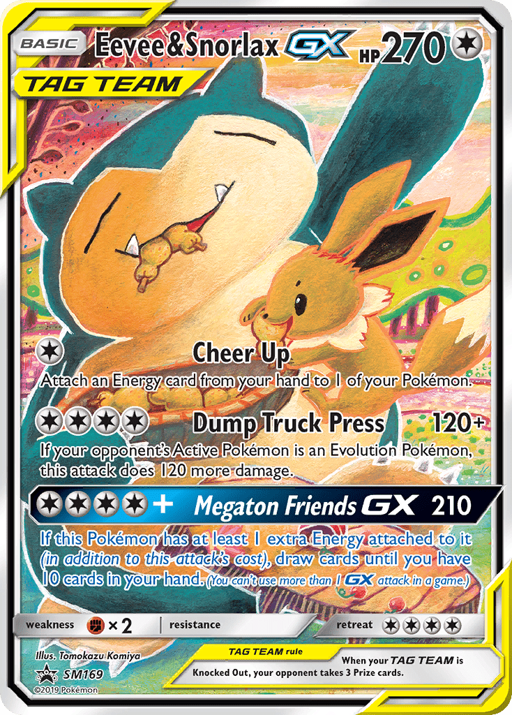 Eevee & Snorlax-GX - SM169