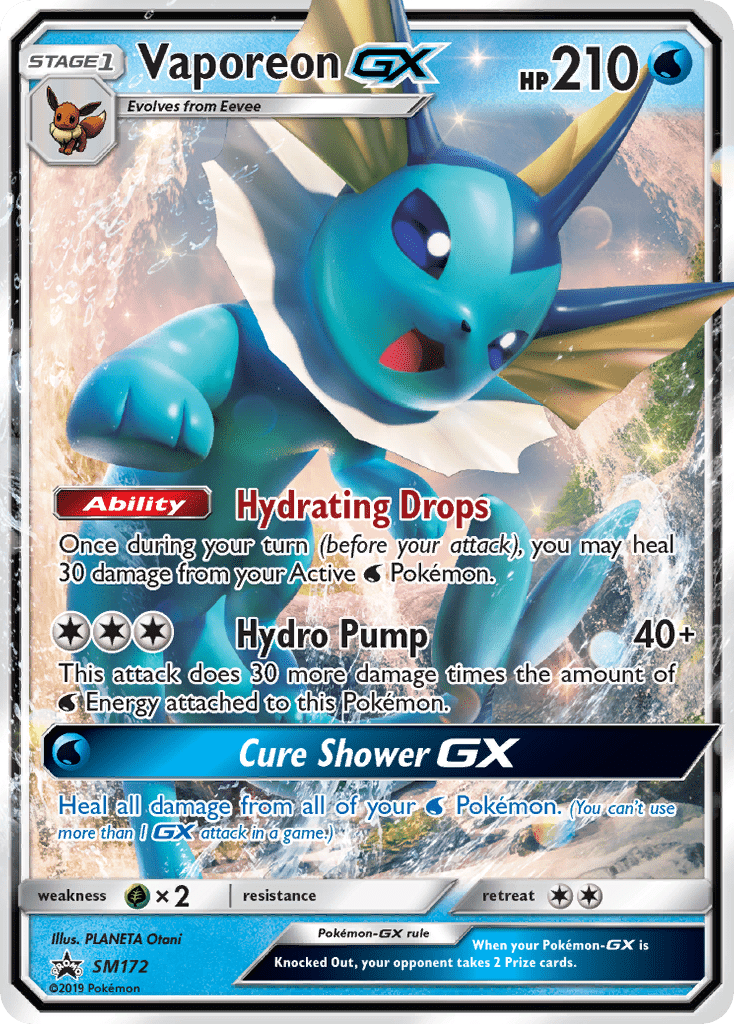 Vaporeon-GX - SM172