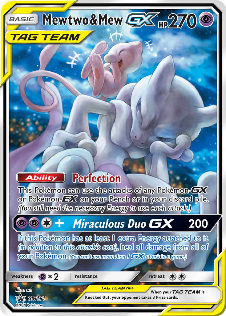 Mewtwo & Mew-GX - SM191