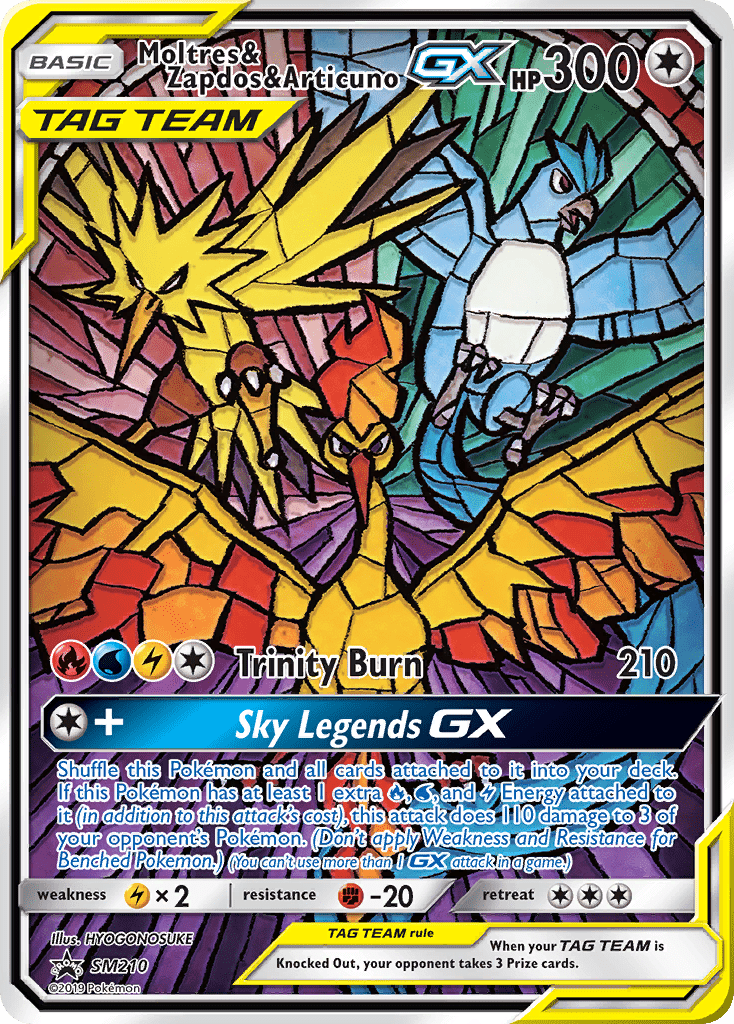 Moltres & Zapdos & Articuno-GX - SM210