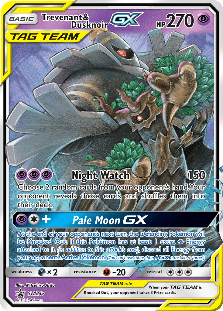 Trevenant & Dusknoir-GX - SM217