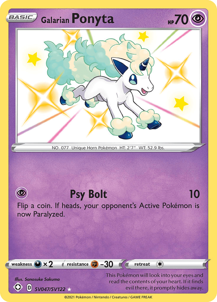 Galarian Ponyta - SV047