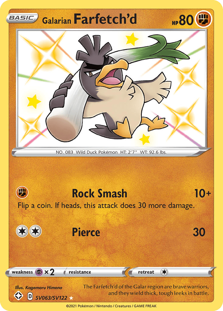 Galarian Farfetch'd - SV063