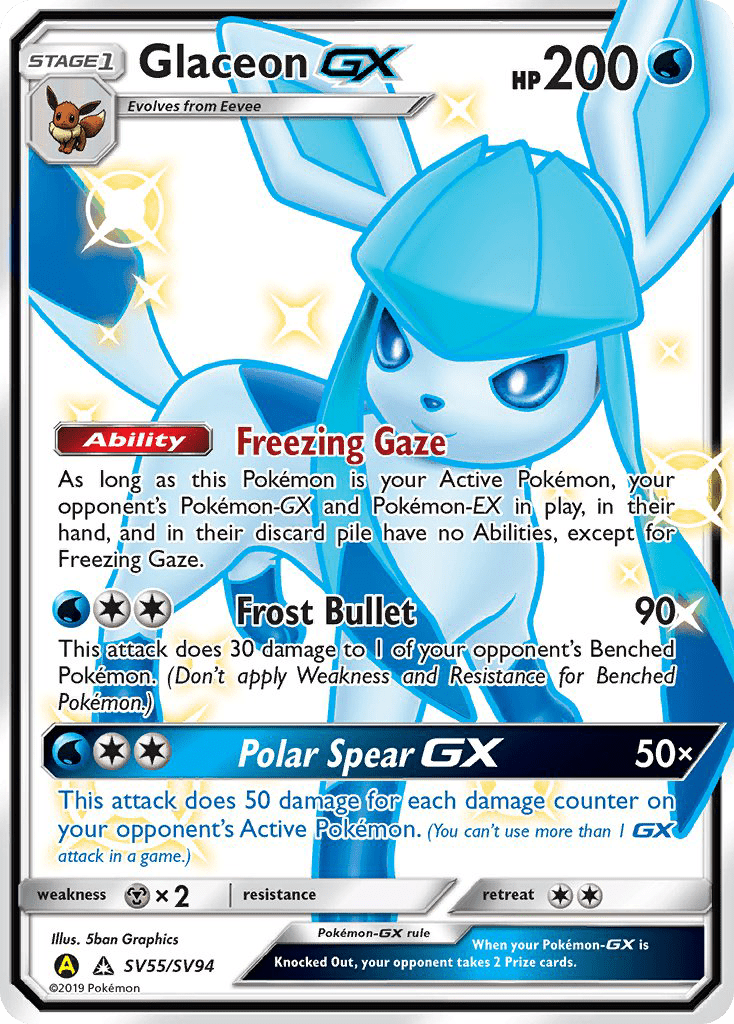 Glaceon-GX - SV55