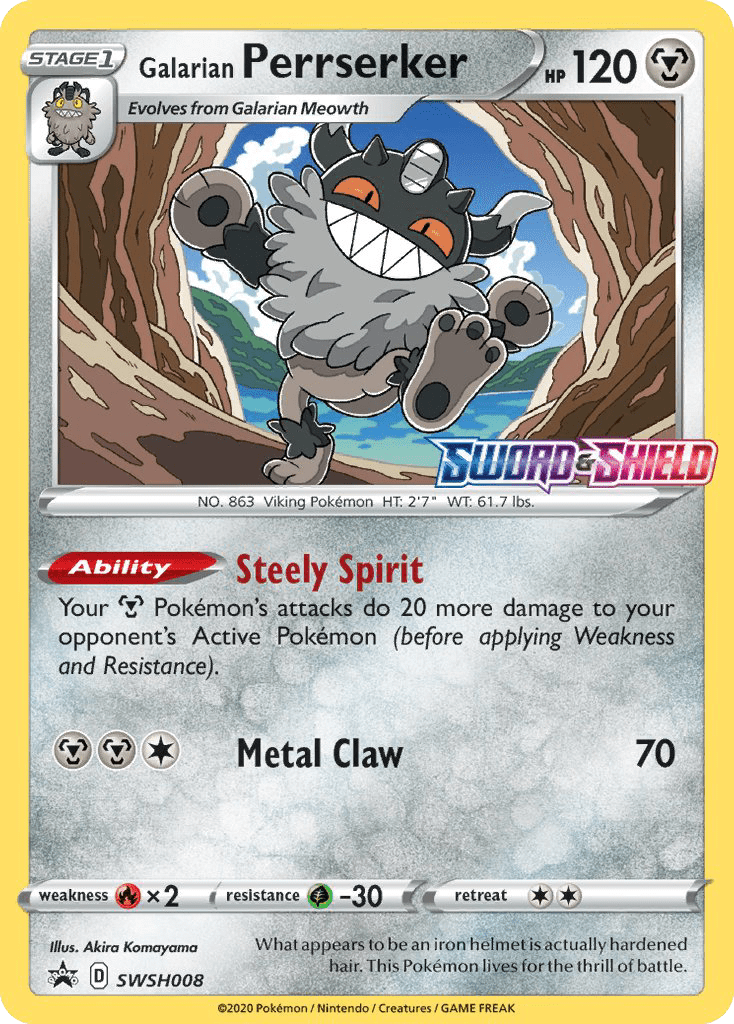 Galarian Perrserker - SWSH008
