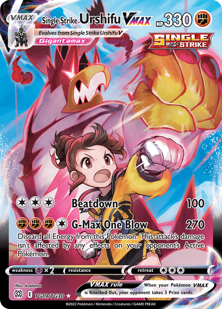 Single Strike Urshifu VMAX - TG19