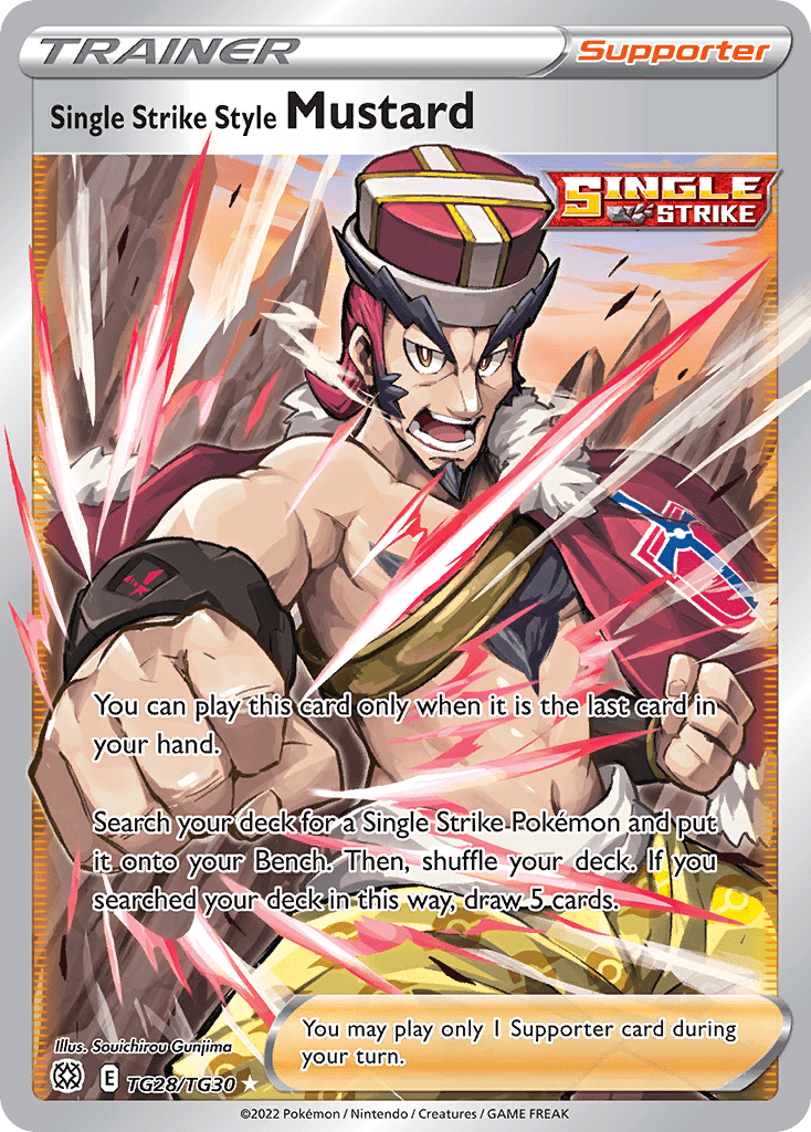 Single Strike Style Mustard - TG28