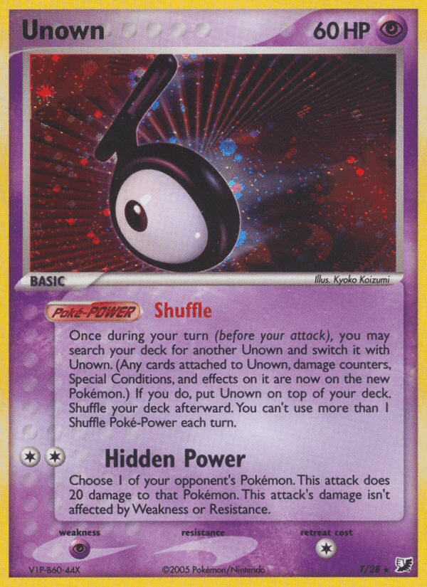 Unown - T