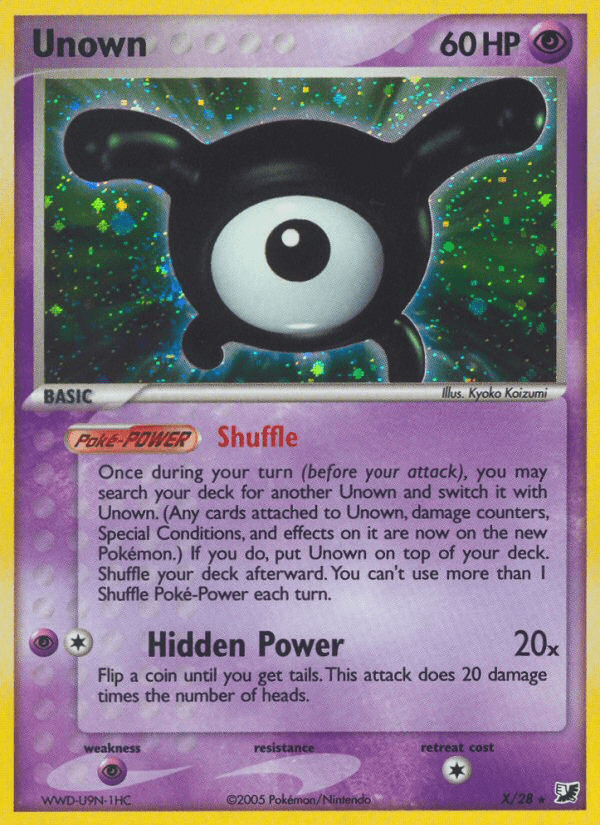 Unown - X