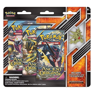 Ancient Origins: Mega Tyranitar Pin 3-Pack Blister