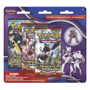 BREAKthrough: Mega Mewtwo X Pin 3-Pack Blister
