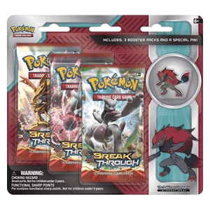 BREAKthrough: Zoroark Collector's Pin 3-Pack Blister