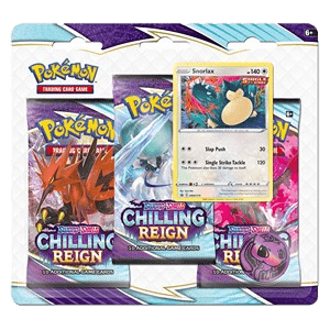 Chilling Reign: Snorlax 3-Pack Blister