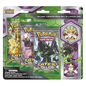 Fates Collide: Mega Alakazam Pin 3-Pack Blister