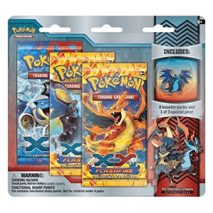 Flashfire: Mega Charizard X Pin 3-Pack Blister