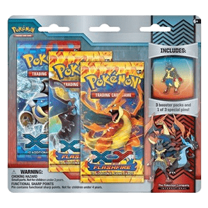 Flashfire: Mega Lucario Pin 3-Pack Blister