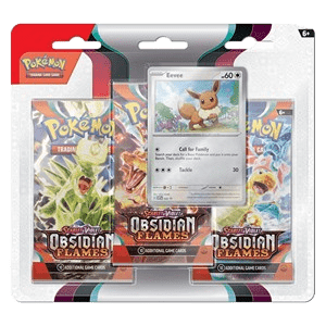 Obsidian Flames: Eevee 3-Pack Blister