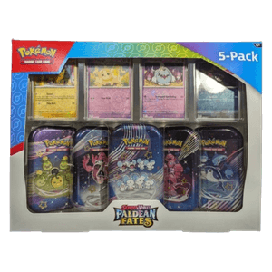 Paldean Fates: Costco 5-Pack Mini Tin Bundle