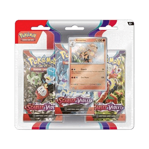 Scarlet & Violet: Arcanine 3-Pack Blister