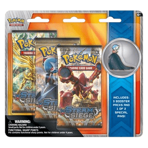 Steam Siege: Shiny Mega Gardevoir Pin 3-Pack Blister