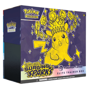 Surging Sparks Pokémon Center Elite Trainer Box