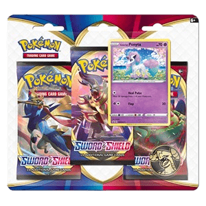 Sword & Shield: Galarian Ponyta 3-Pack Blister