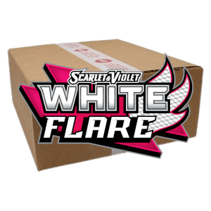 White Flare 10 Elite Trainer Box Case